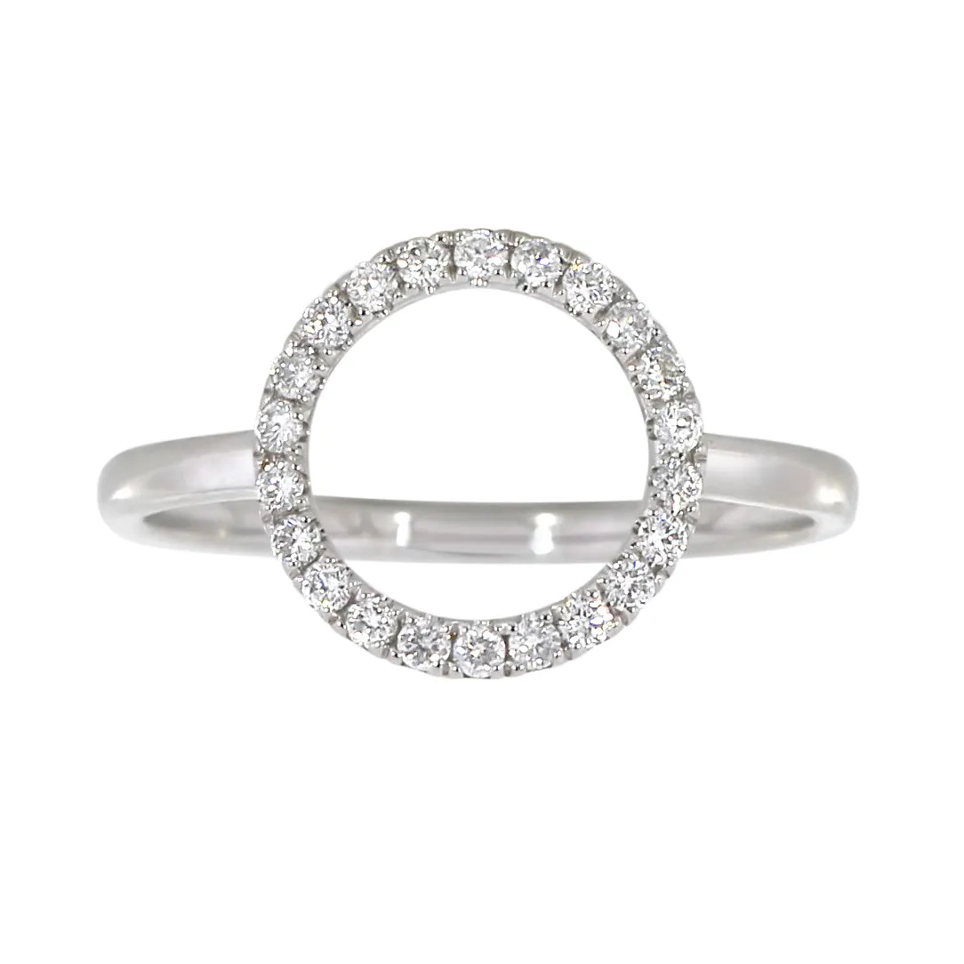 Diamantring i Hvitt/Gult Gull, 0.22CT TWSI sold by Diamanthuset product image thumbnail 2