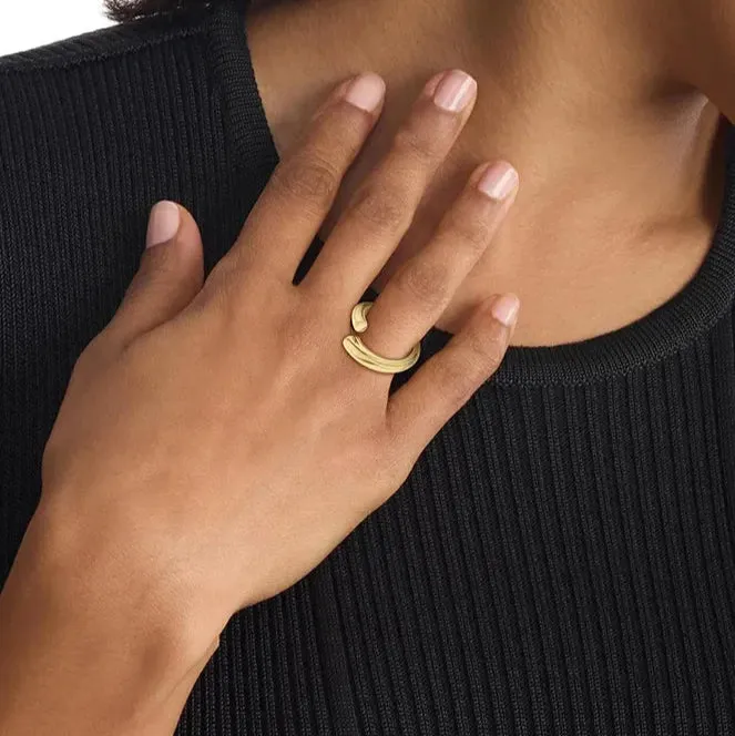 Calvin Klein Ring i Gullbelagt Stål sold by Diamanthuset product image thumbnail 2
