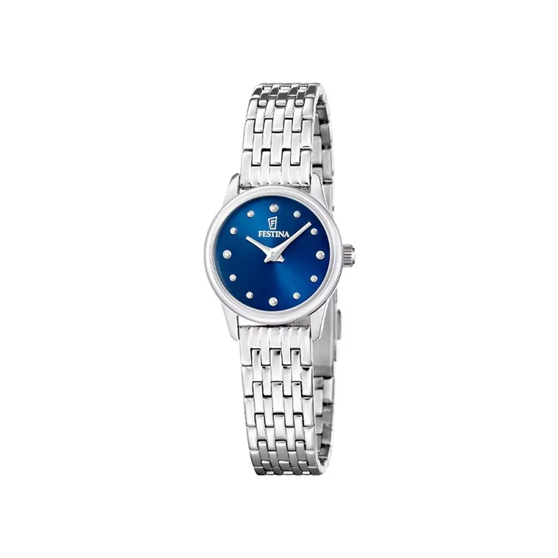 Festina 23mm Dameklokke med Krystallindexer - F20749-4 made by Diamanthuset