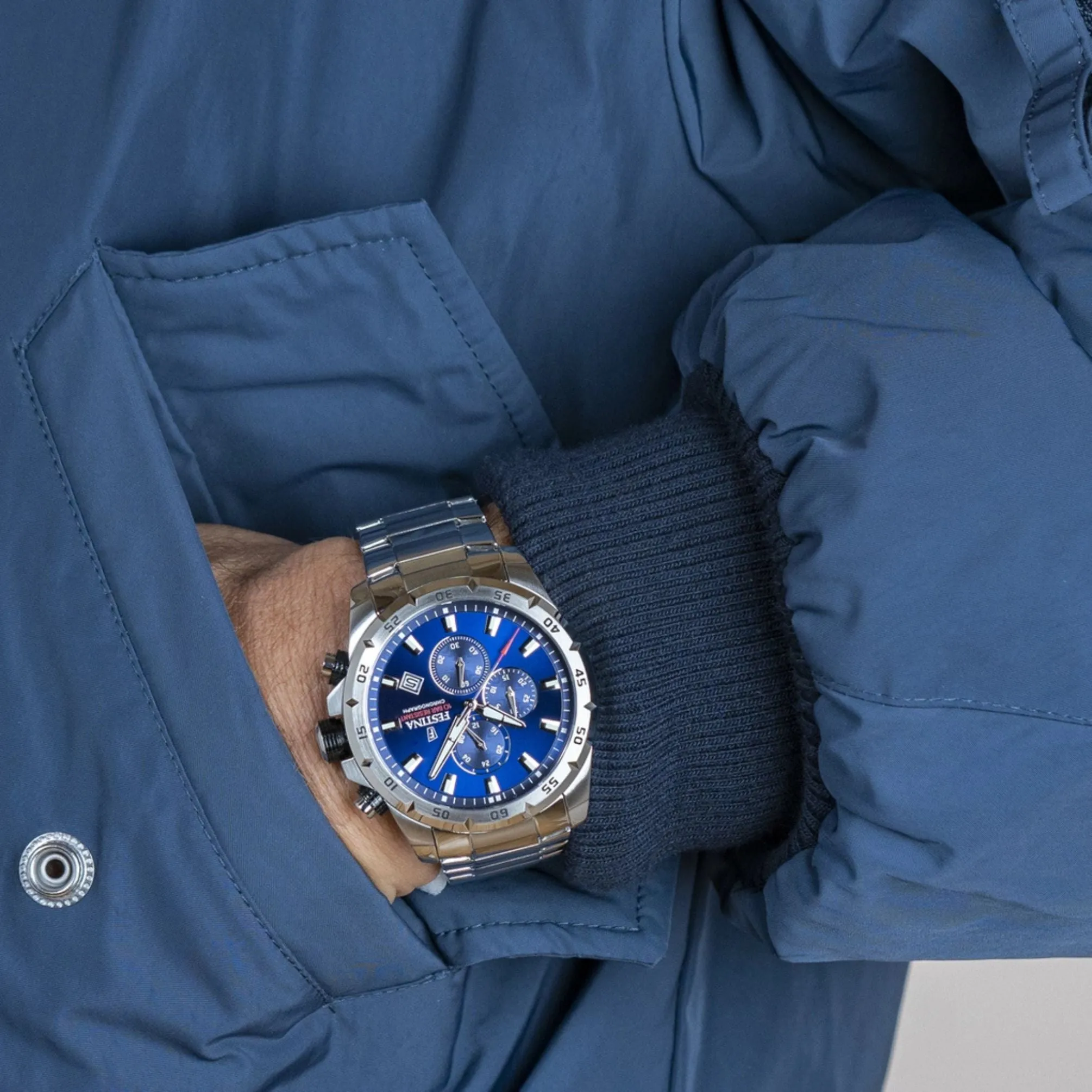 Festina 45mm, Kronograf, 10 ATM - F20463-2 sold by Diamanthuset product image thumbnail 2