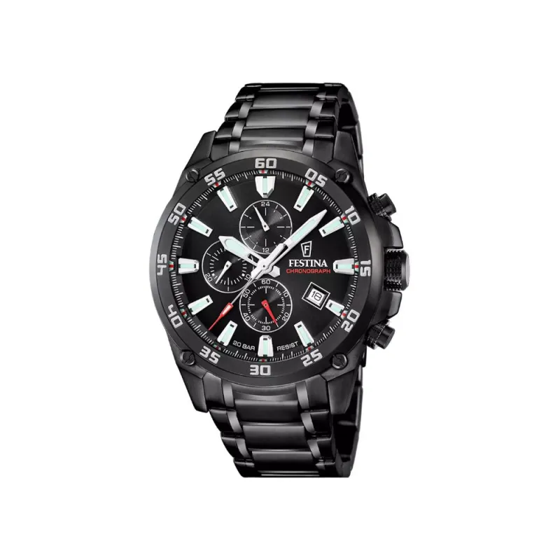 Festina 47mm, Kronograf, 20 ATM - F20735-3 made by Diamanthuset