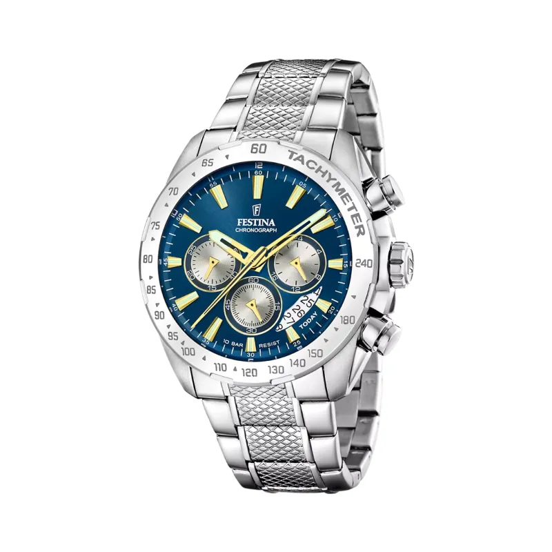 Festina 44,5mm, Kronograf, 10 ATM - F20668-5 made by Diamanthuset