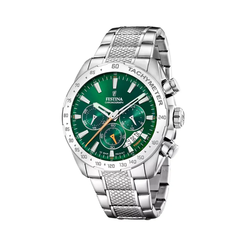 Festina 44,5mm, Kronograf, 10 ATM - F20668-3 made by Diamanthuset