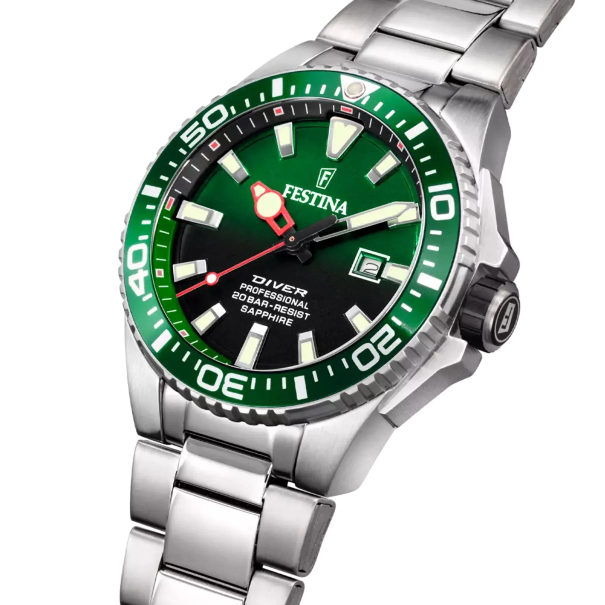 Festina Dykkerklokke m/ Safirglass, 45,7mm, 20ATM - F20663-2 sold by Diamanthuset product image thumbnail 2