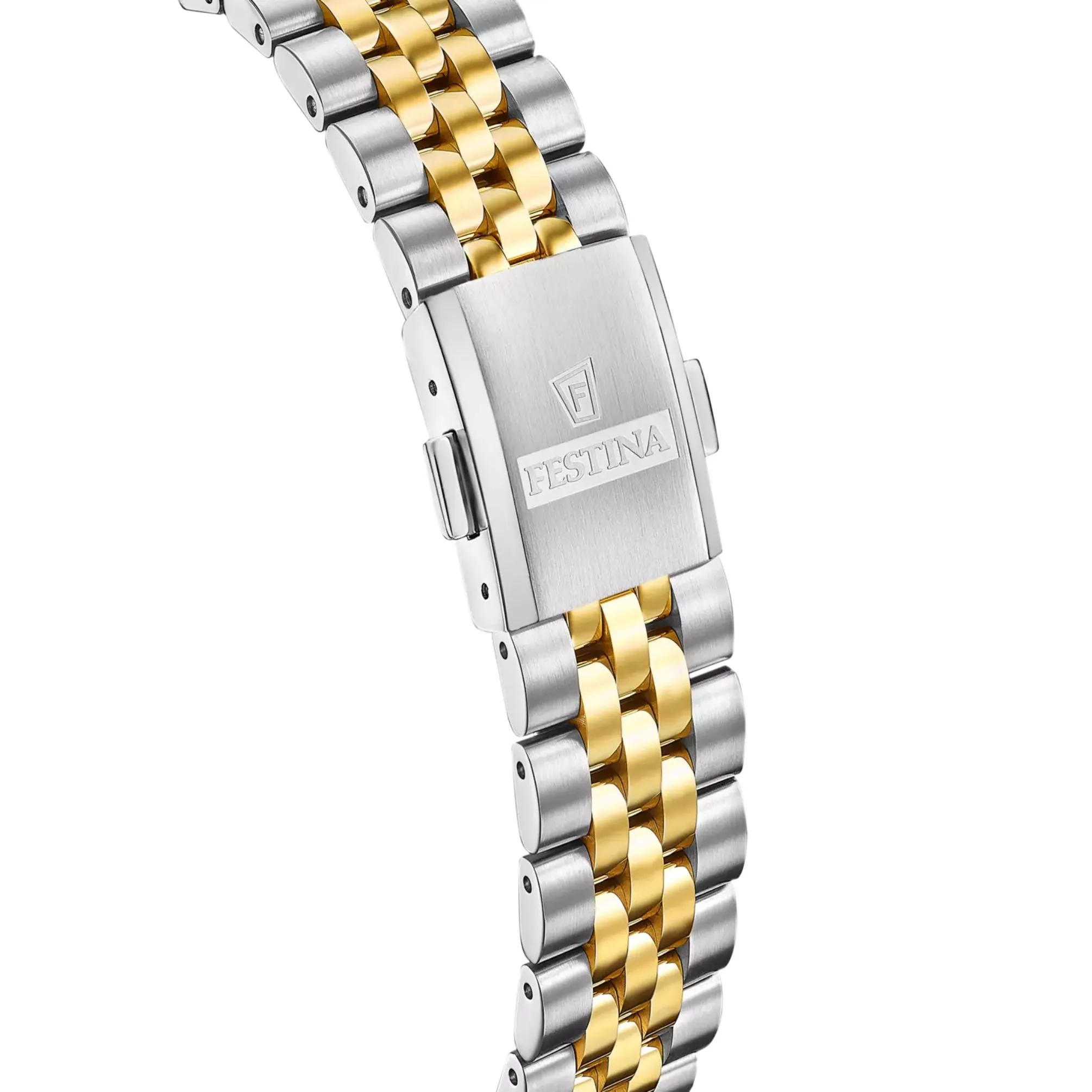 Swiss Made Festina Dameklokke 29mm m/ Safirglass, Perlemorskive og Stener - F20088-1 sold by Diamanthuset product image thumbnail 5