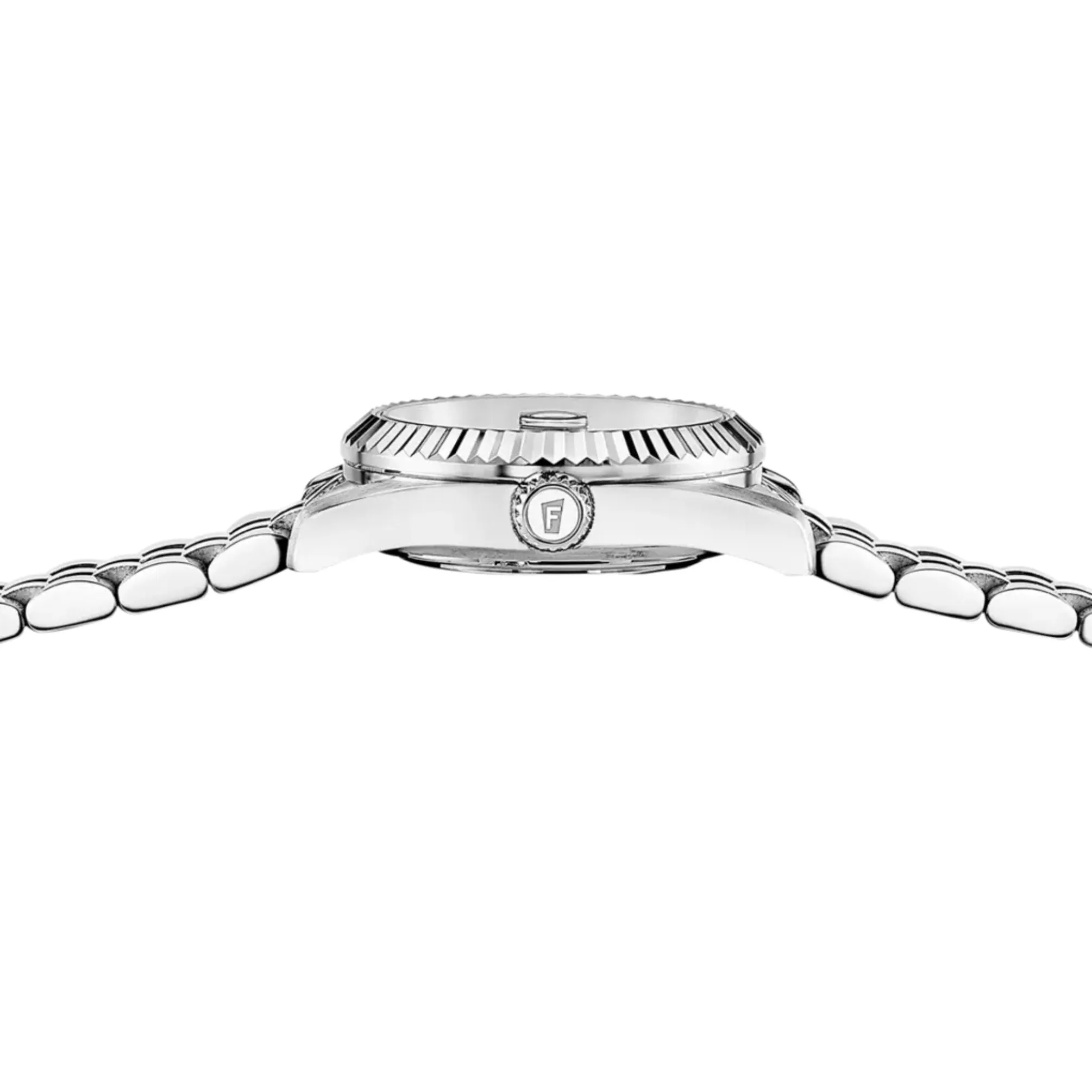Swiss Made Festina Dameklokke 29mm m/ Safirglass, Perlemorskive og Stener - F20087-1 sold by Diamanthuset product image thumbnail 4