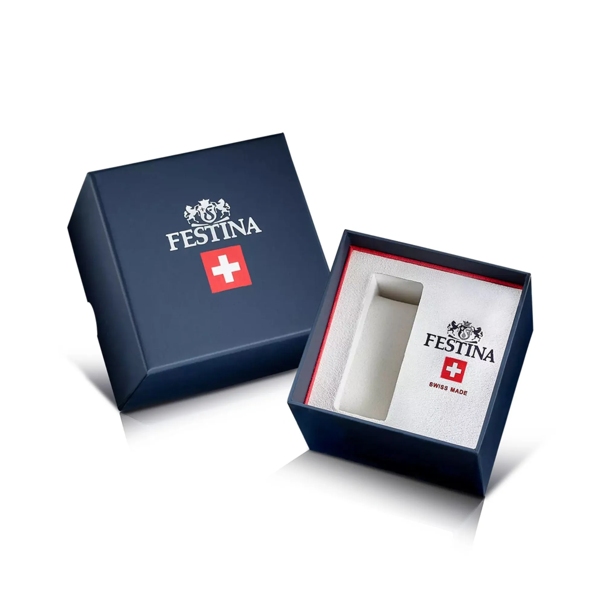 Swiss Made Festina Dameklokke 29mm m/ Safirglass, Perlemorskive og Stener - F20096-1 sold by Diamanthuset product image thumbnail 5