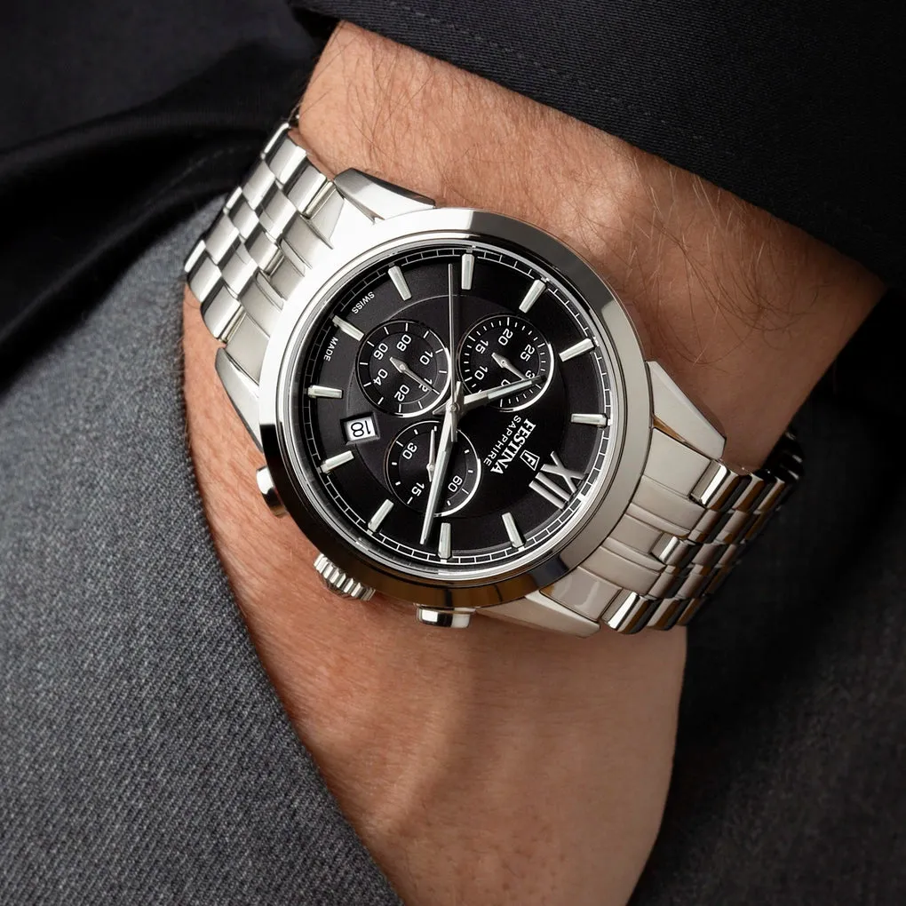 Swiss Made Festina 41mm Kronograf, m/ Safirgalss - F20040-4 sold by Diamanthuset product image thumbnail 2