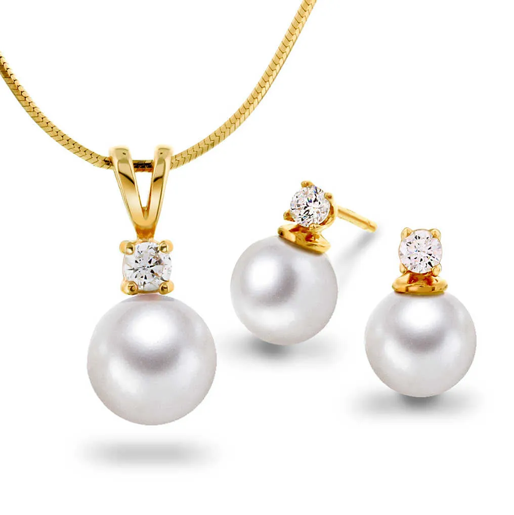 Pan Jewelry – Smykkesett i sølv med Perle sold by Diamanthuset