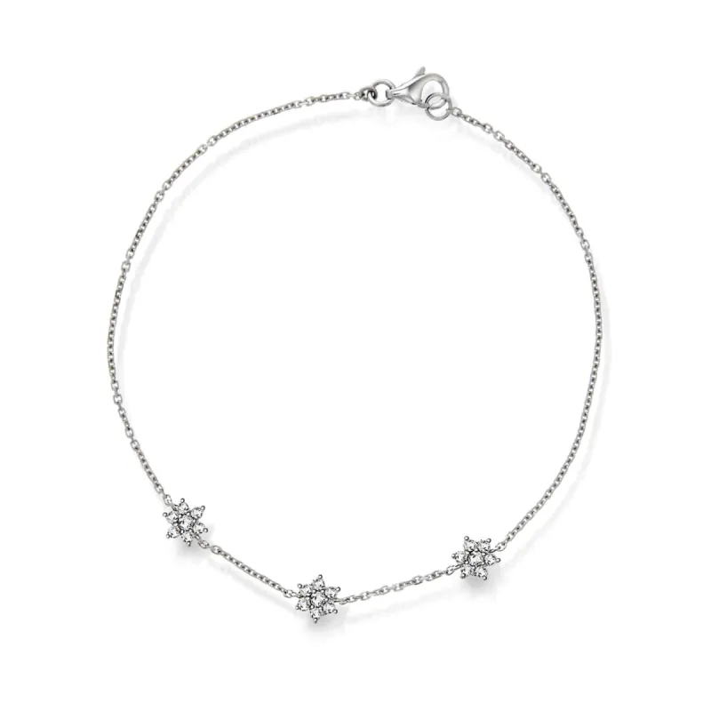 Diamant armbånd tot.0,45ct tw/si sold by Diamanthuset