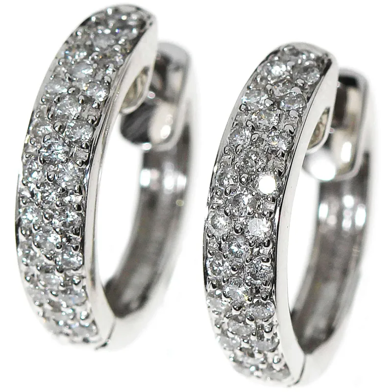 Diamant øredobber i hvitt gull, 0.30CT TWSI sold by Diamanthuset