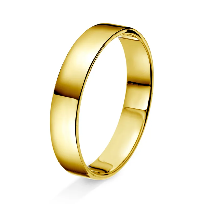 Amore giftering i gult/hvitt gull 4.5mm sold by Diamanthuset