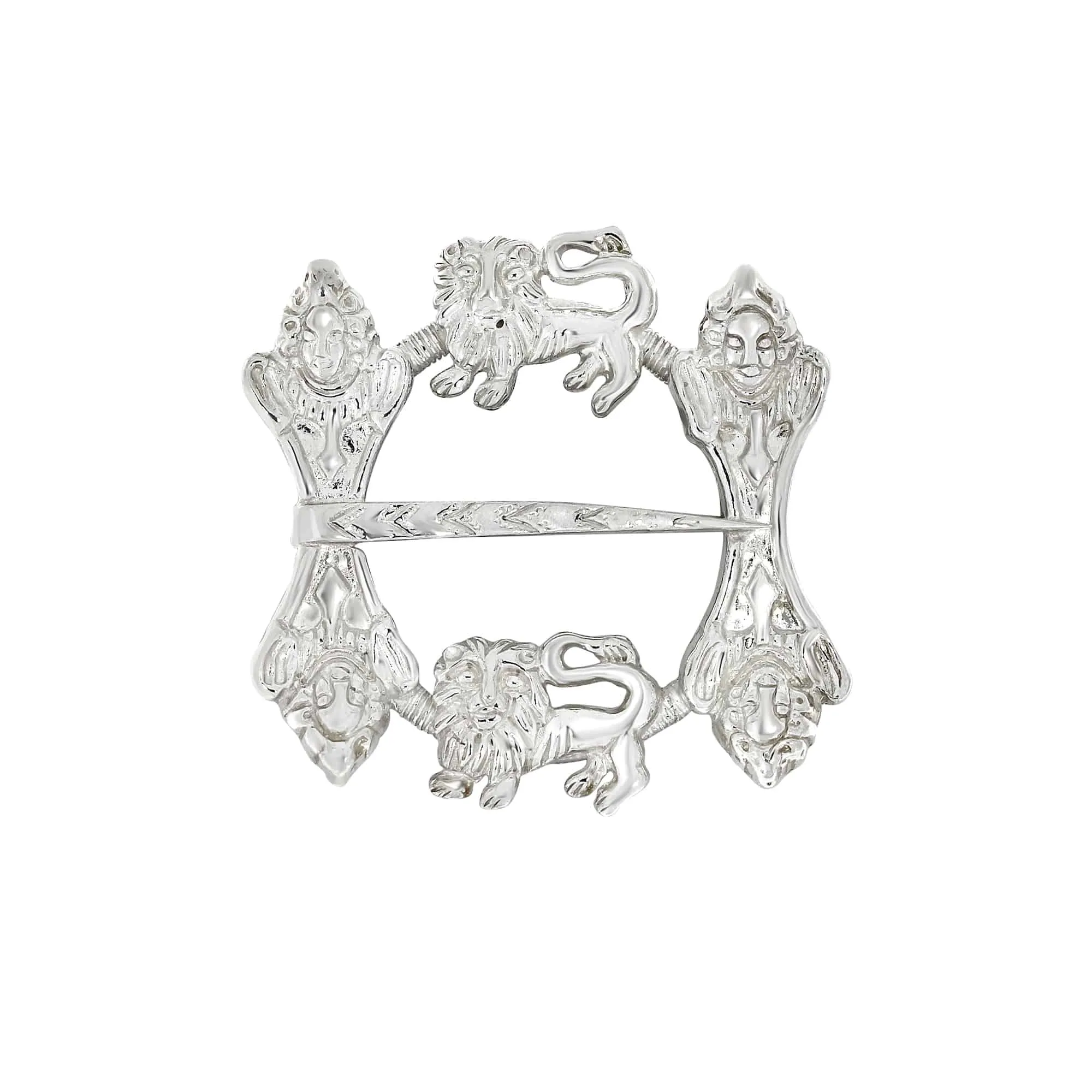 Hornring sølje til Agder/Telemark bunadene sold by Diamanthuset