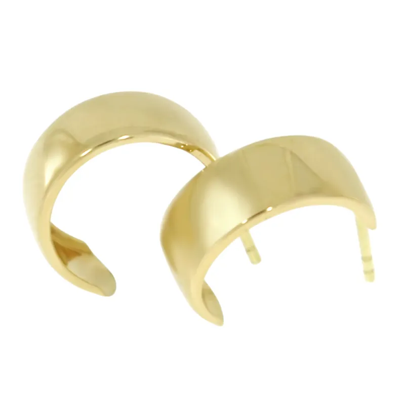 Øreringer i 14kt gult gull sold by Diamanthuset