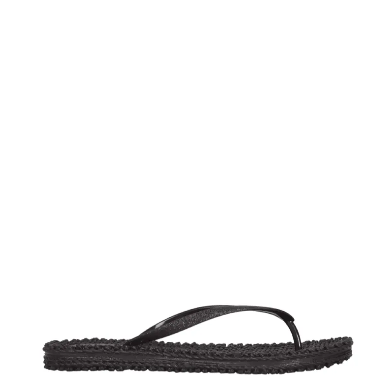 Ilse Jabobsen Slippers Cheerful01 Zwart sold by Donelli