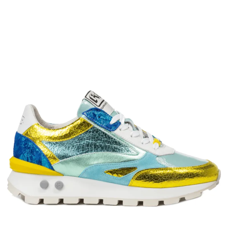 Floris van Bommel Veterschoenen SFW-10097-70-01 Geel sold by Donelli