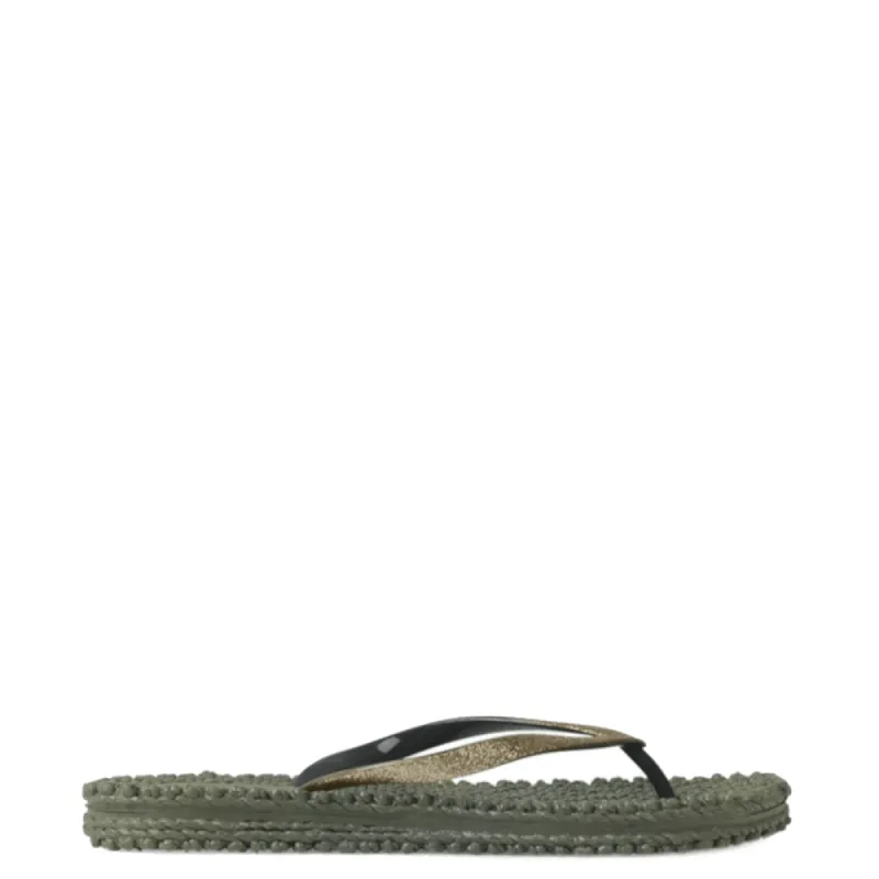 Ilse Jabobsen Slippers Cheerful01 Groen sold by Donelli