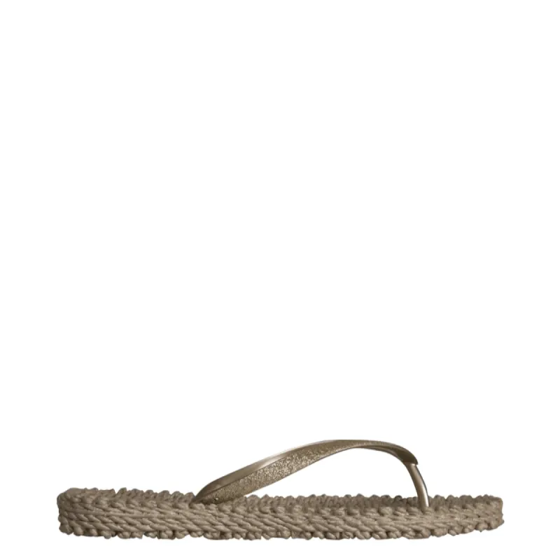 Ilse Jabobsen Slippers Cheerful01 Goud sold by Donelli