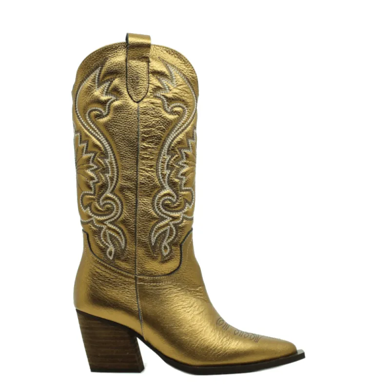 Vienty Laarzen 12.975/51 Goud sold by Donelli