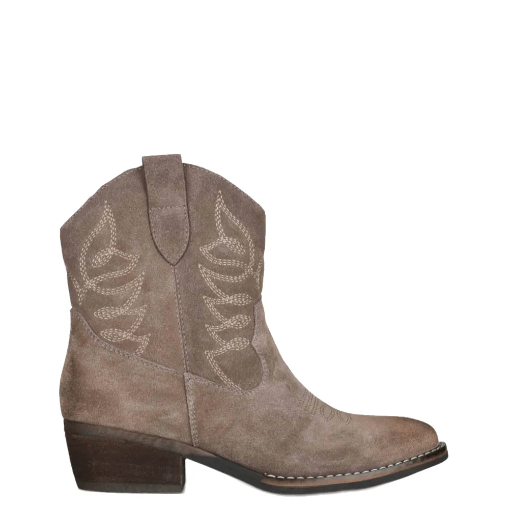 Poelman Enkellaarsjes CLSHN902988 Taupe sold by Donelli