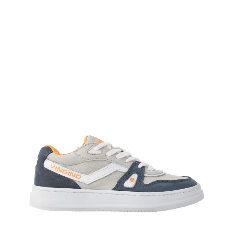 Vingino Kinder Veterschoenen VB47-1024-04 Licht Grijs sold by Donelli