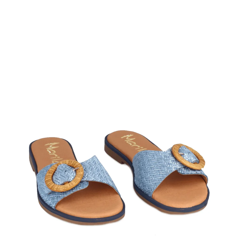 Marila Slippers Azucena Blauw sold by Donelli product image thumbnail 2
