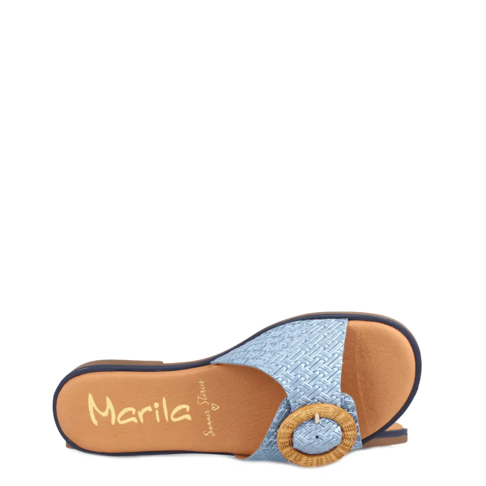 Marila Slippers Azucena Blauw sold by Donelli product image thumbnail 3