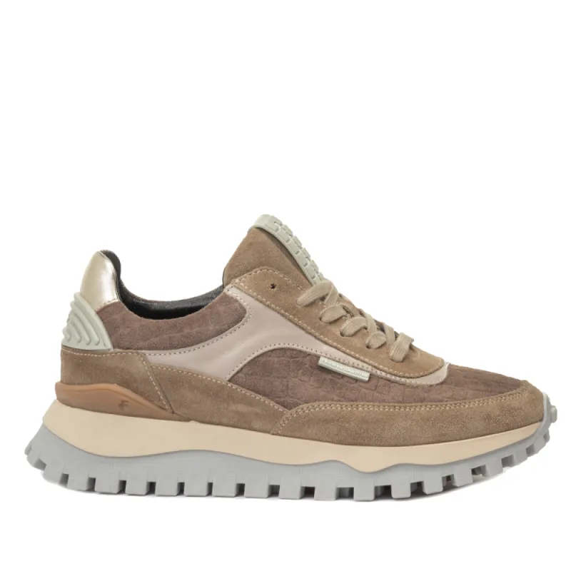 Floris van Bommel Veterschoenen SFW-10100-34.01 Taupe sold by Donelli