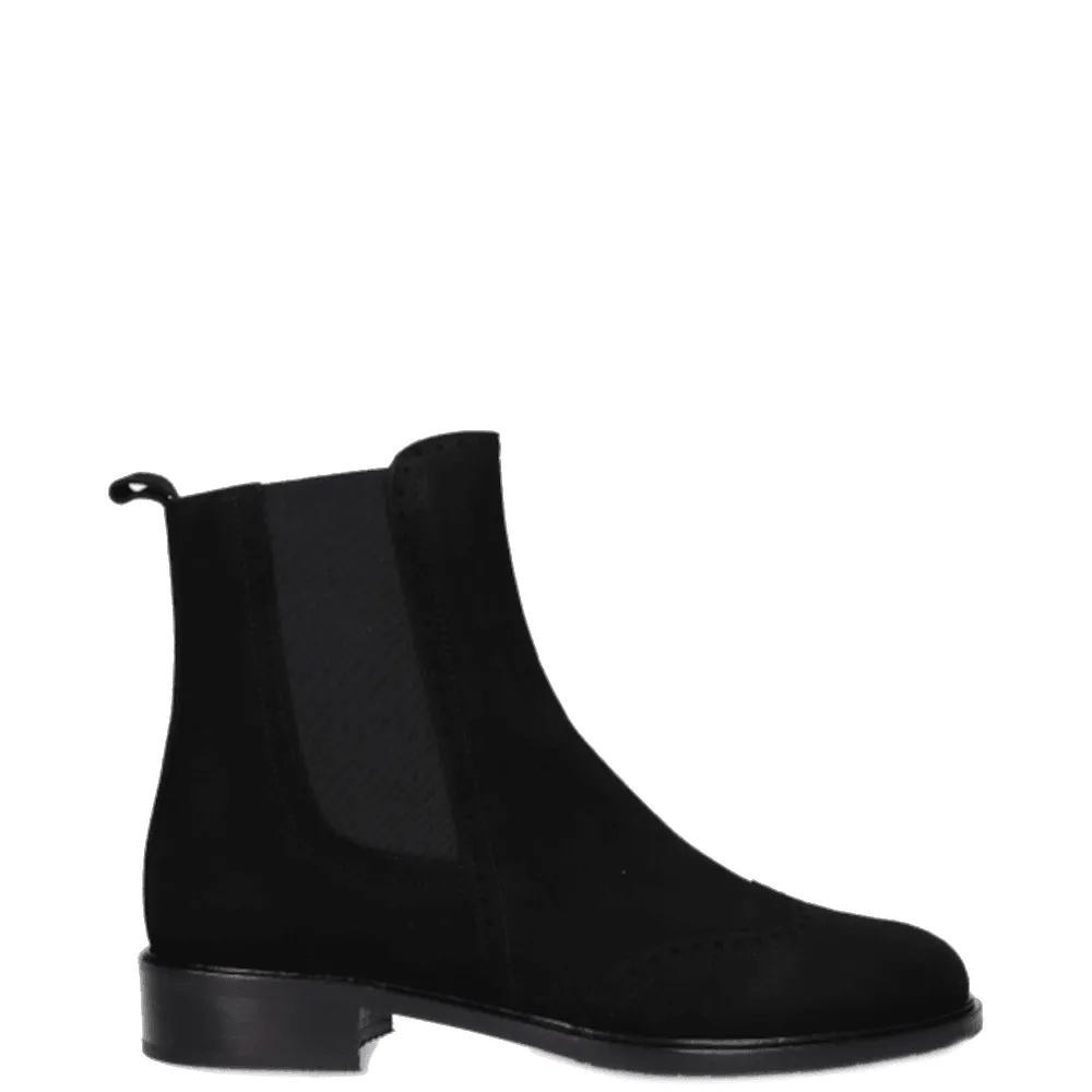 Lilian Enkellaarsjes 8146 Zwart sold by Donelli