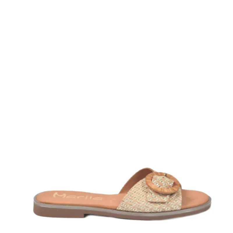 Marila Slippers Azucena Beige sold by Donelli