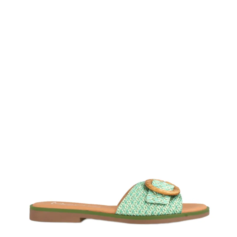 Marila Slippers Azucena Groen sold by Donelli