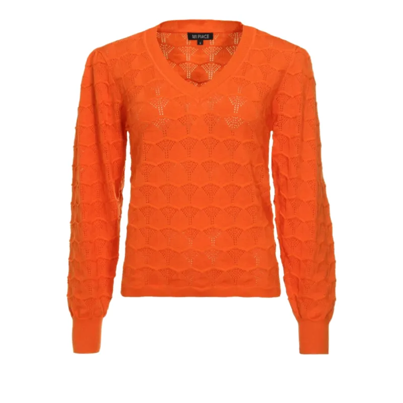 MI Piace Trui 202411 Oranje sold by Donelli