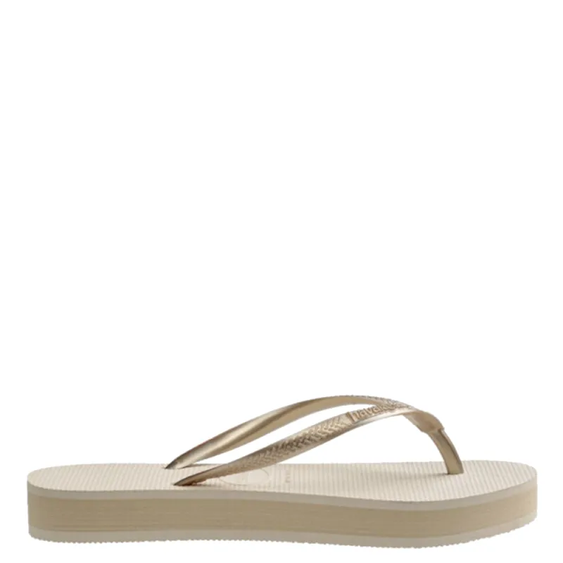 Havaianas Slippers Slim Flatform Beige sold by Donelli