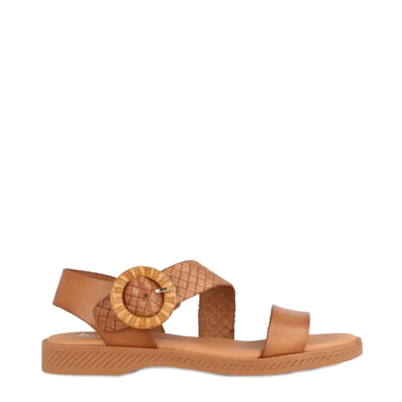 Marila Sandalen Amster Cognac sold by Donelli