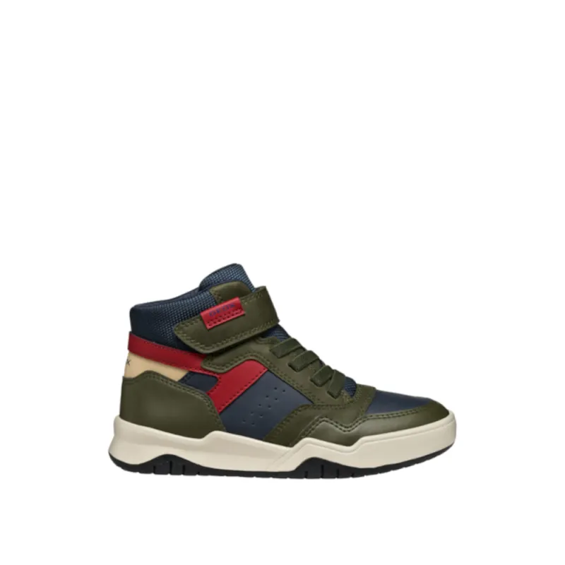 Geox Kinder Schoenen J367RF Groen sold by Donelli