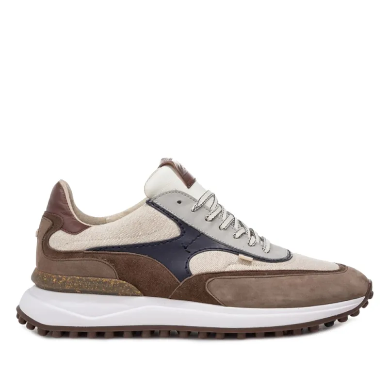 Floris van Bommel Veterschoenen SFM-10207-26-01 Licht Bruin made by Donelli