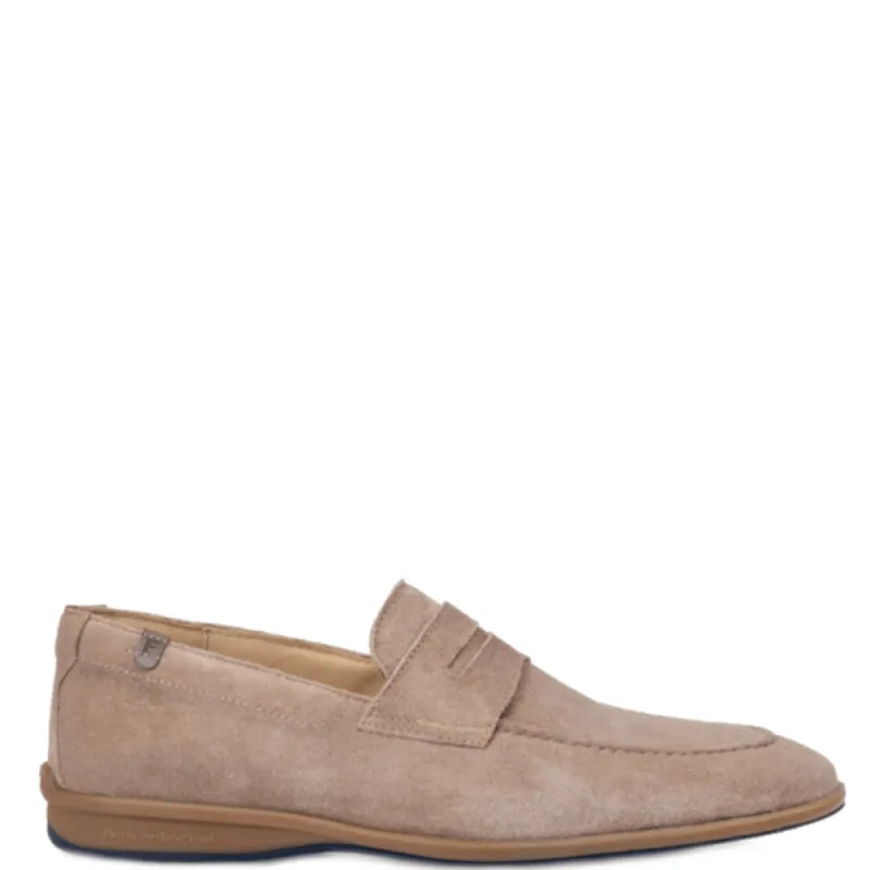 Floris Van Bommel Instappers SFM-40004-22-02 Licht Bruin sold by Donelli