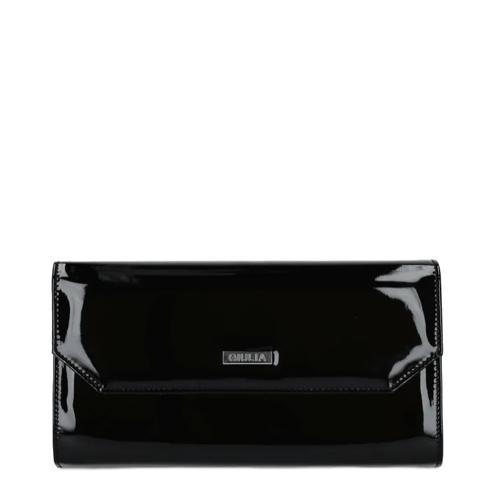 Giulia Tas Zwart Lak sold by Donelli