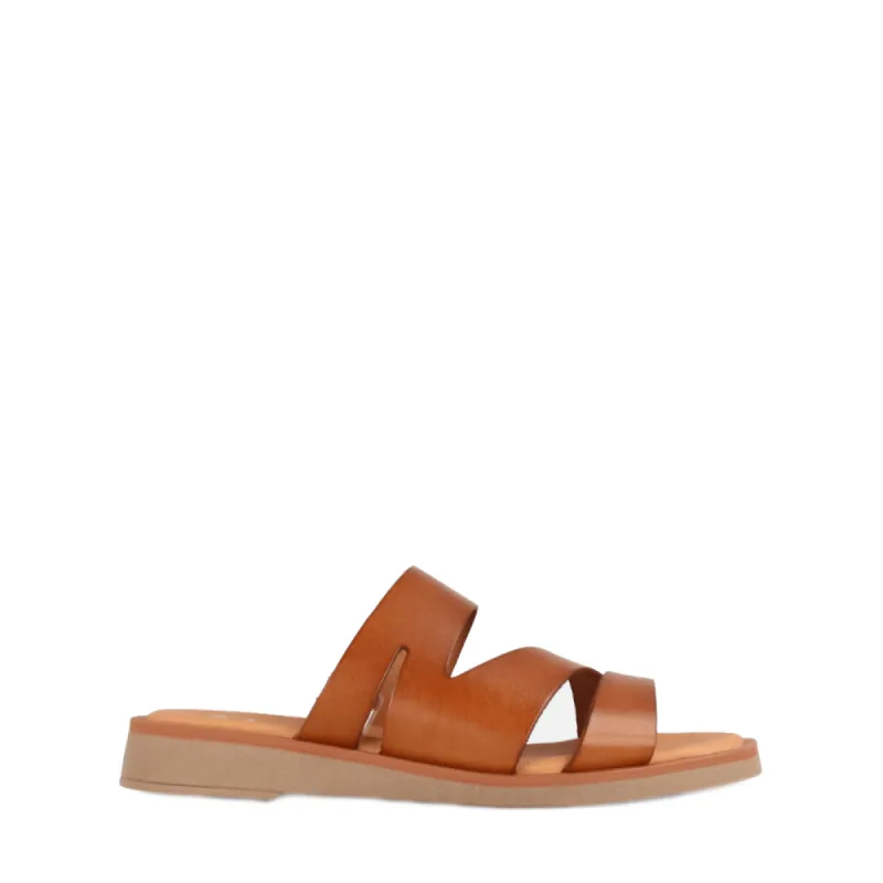 Marila Slippers Jordana Cognac sold by Donelli