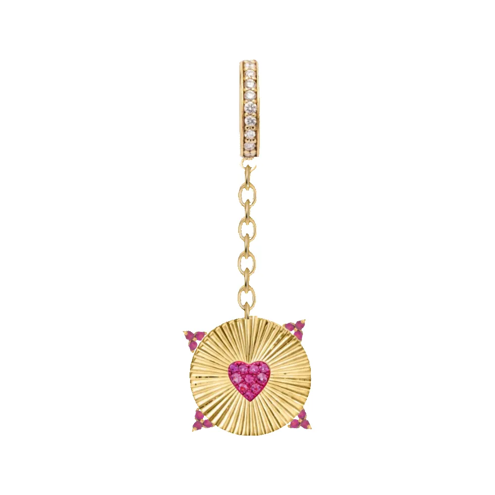 Pink Heart Memento Charm sold by Dorne product image thumbnail 2
