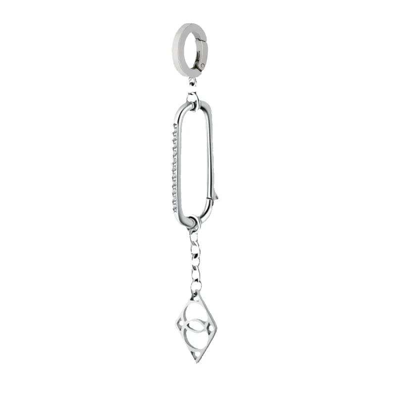 Dorne Chain Emblem Memento Charm In White Gold sold by Dorne