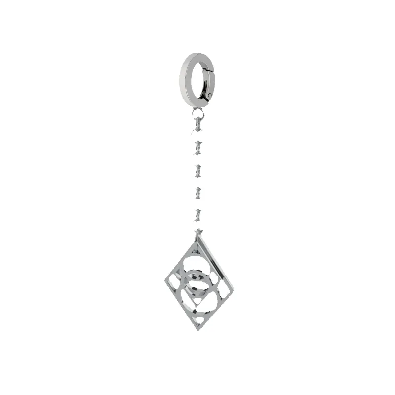 Dorne Emblem Memento Charm In White Gold sold by Dorne
