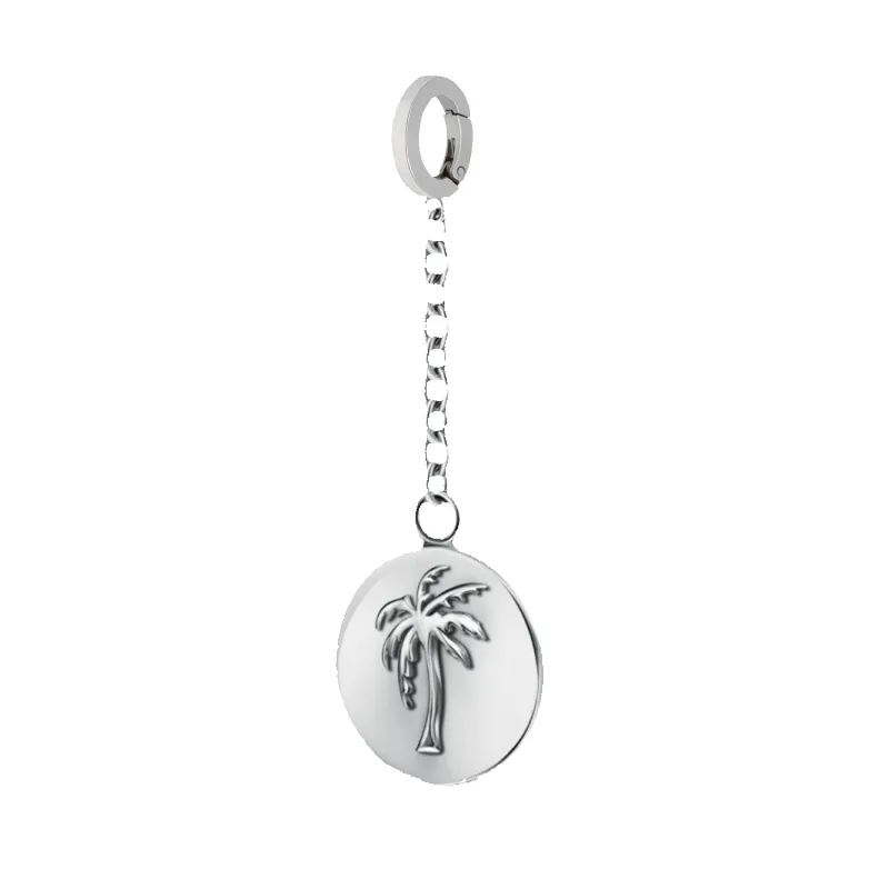 Calm Palm Memento Charm In White Gold sold by Dorne