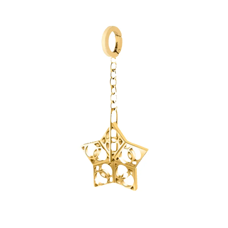 Dorne Spinning Star Memento Charm In Yellow Gold sold by Dorne