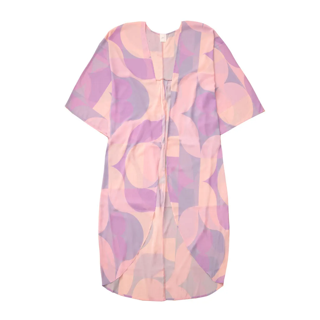 Lilla / fersken mønsteret kimono #Breeze - One Size sold by Dropps by Szhirley product image thumbnail 3