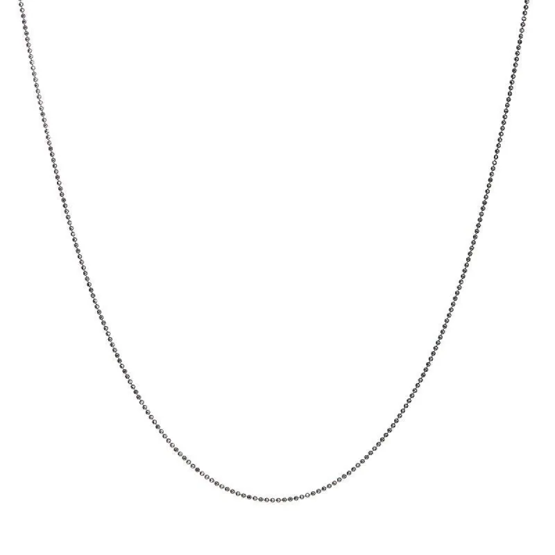 #BallChain halskæde - Kuglekæde i Oxideret Sølv sold by Dropps by Szhirley