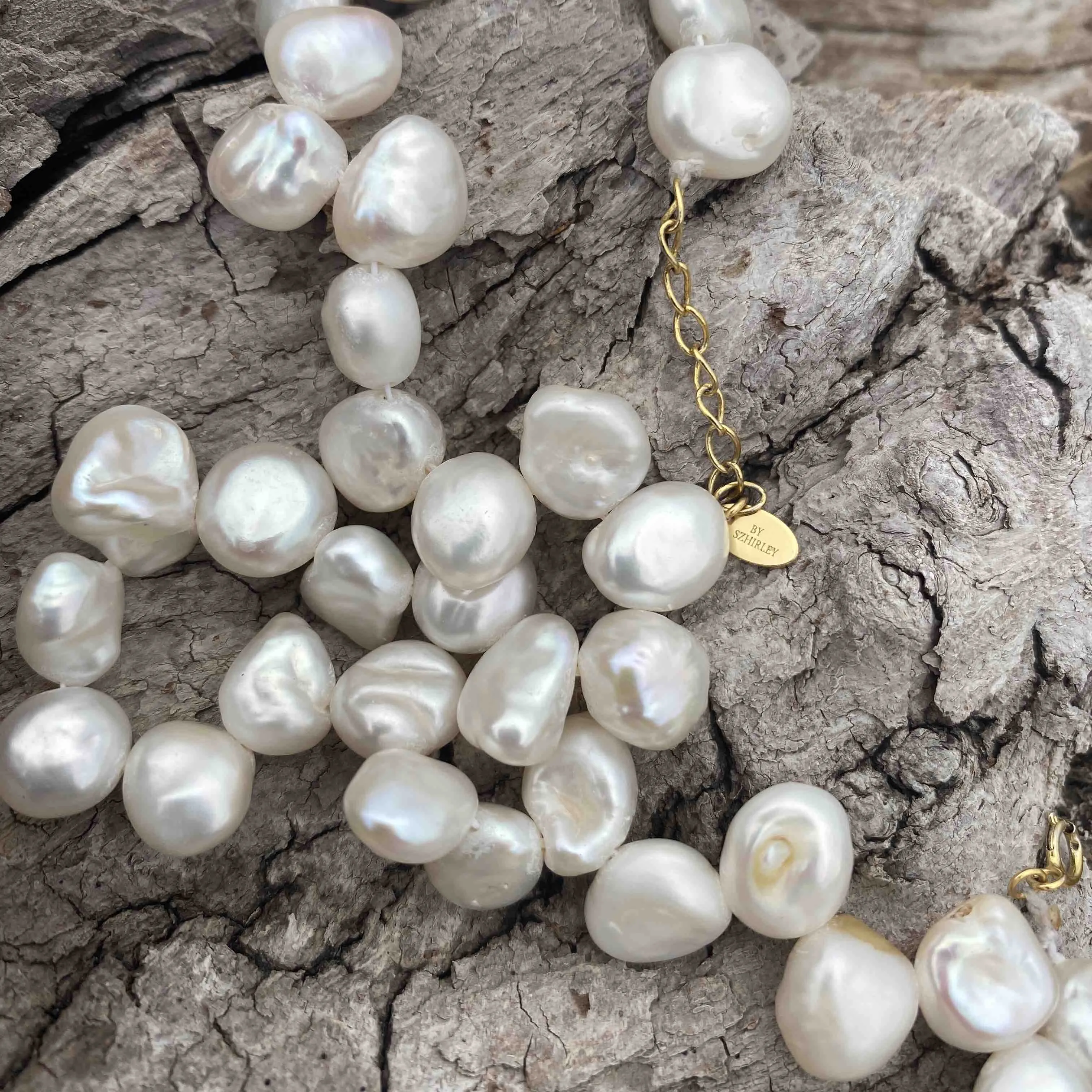 Ankelkæde - #GreatPearlfection - Ankelkæde med ferskvandsperler sold by Dropps by Szhirley product image thumbnail 2