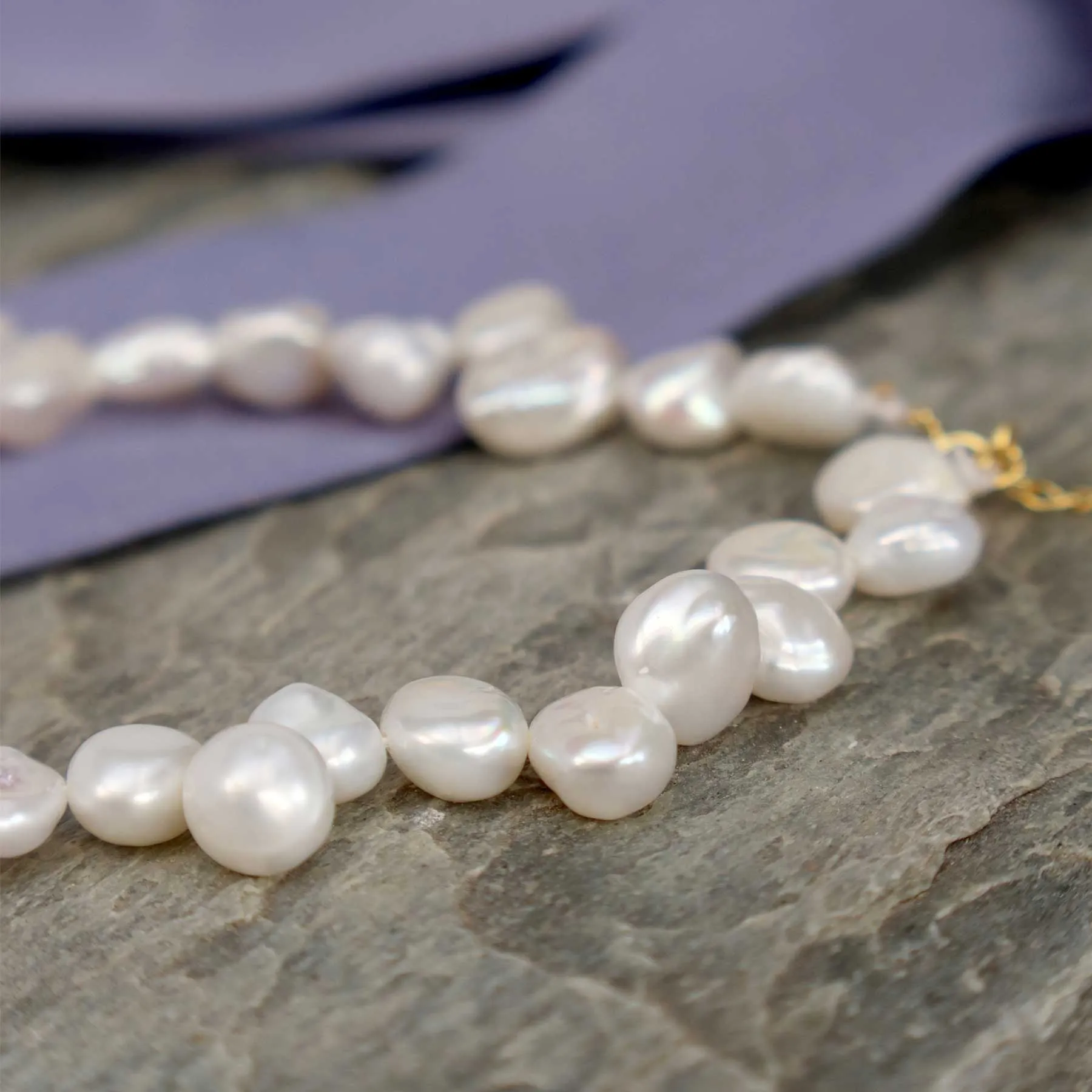 Ankelkæde - #GreatPearlfection - Ankelkæde med ferskvandsperler sold by Dropps by Szhirley product image thumbnail 3
