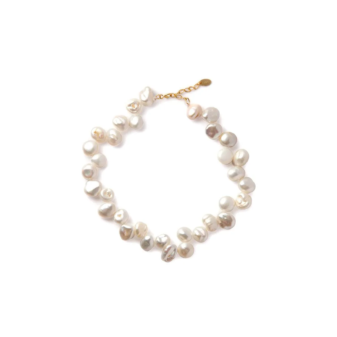 Ankelkæde - #GreatPearlfection - Ankelkæde med ferskvandsperler sold by Dropps by Szhirley