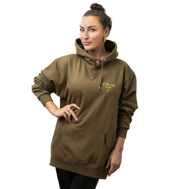 #IFeelGoodInMe - Dropps EXCLSV Olive Hoodie / Hættetrøje - Limited sold by Dropps by Szhirley